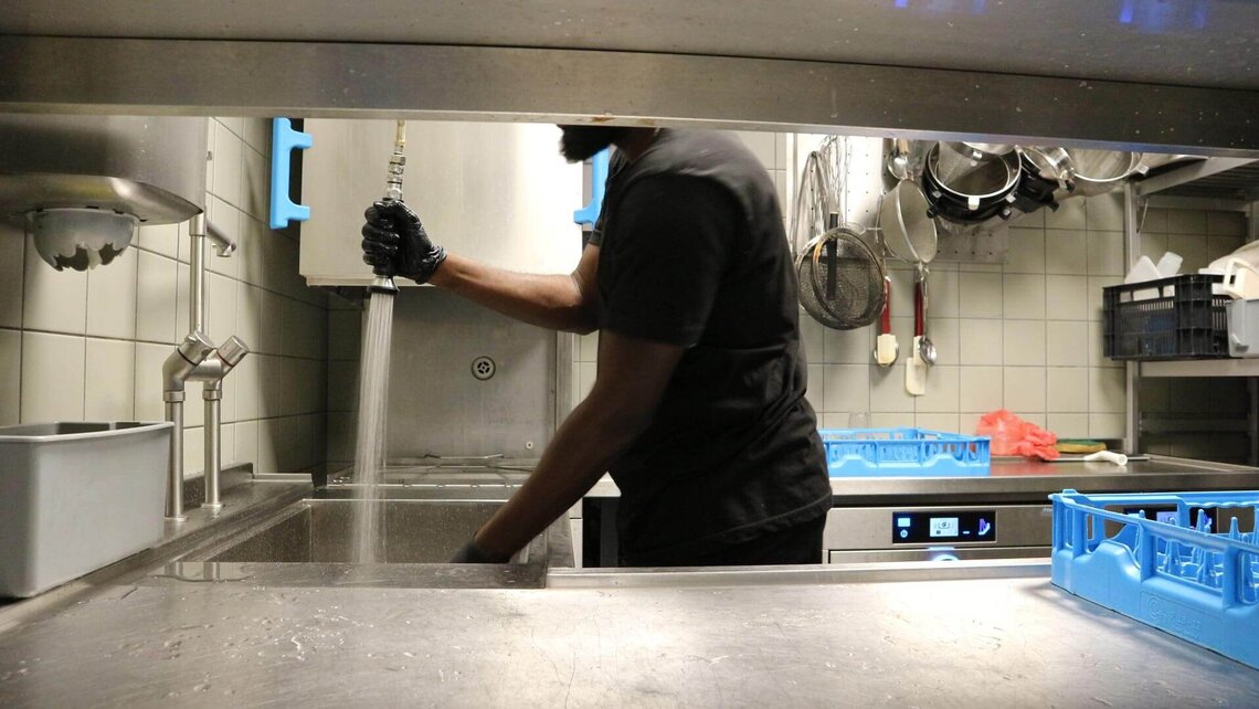 MEIKO vaatwasmachines in restaurant Nela