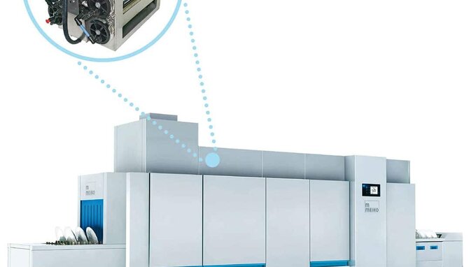 Rinçage à haute brillance sans repolissage avec technologie d'osmose inverse de MEIKO GiO-TECH