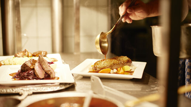 posada goldener Engel El ángel de oro de la posada se enjuaga con MEIKO