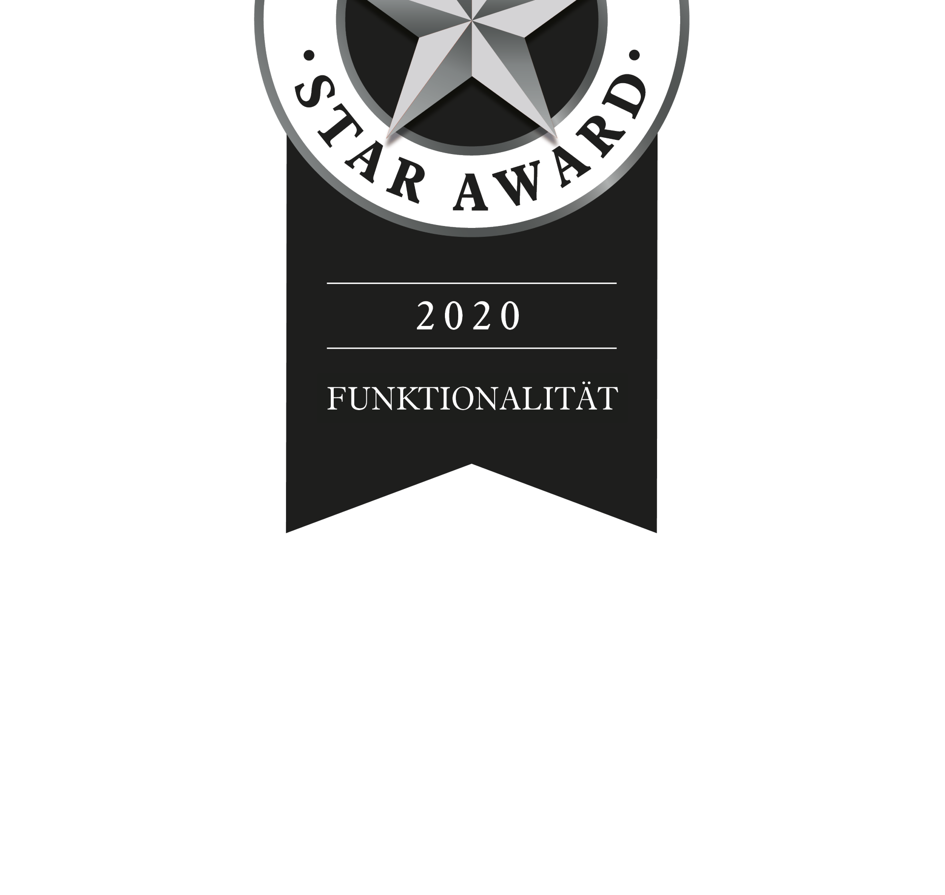 Top hotel Star Award in der Kategorie Funktionalität