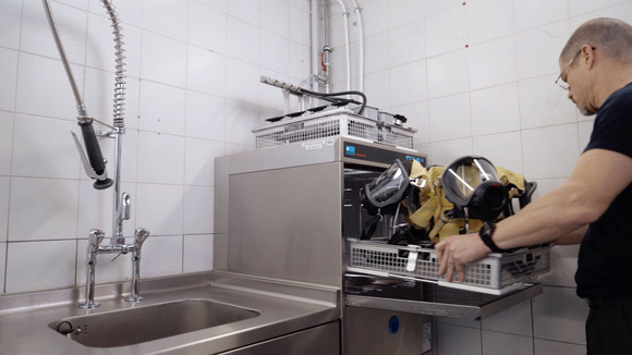 Reinigingsruimte voor ademluchttoestellen van SDIS 74