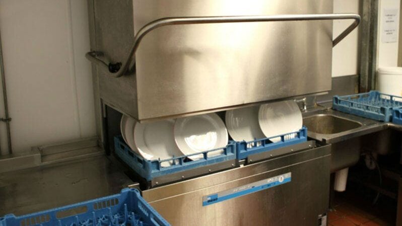 twin basket dishwashing machine