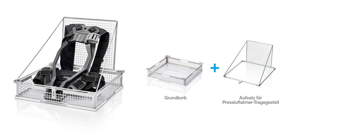 Korb für Pressluftatmer