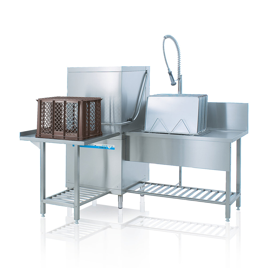 Hood type dishwasher DV low operating costs