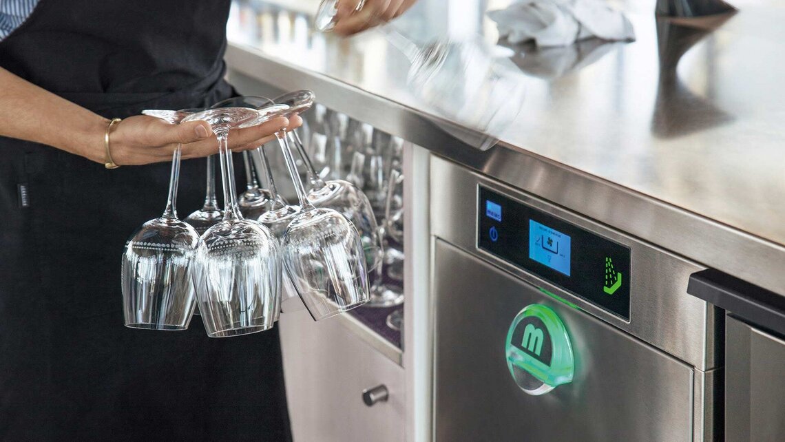 Geschirrspülmaschine M-iClean U für glänzende und geruchsneutrale Gläser