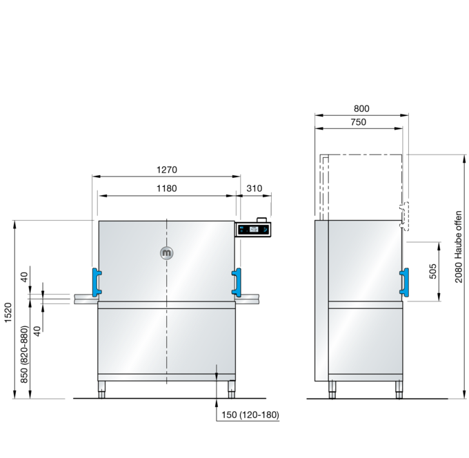 Meiko Schnitt der M-iClean H