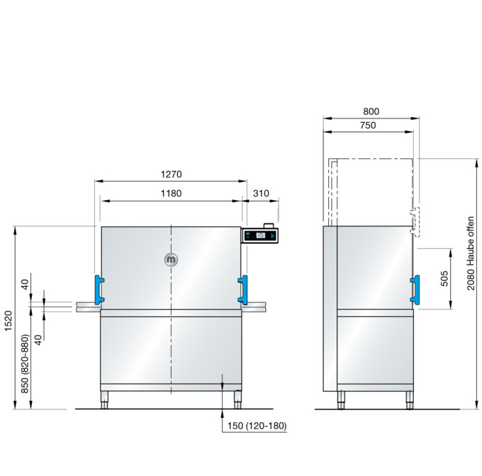 Meiko Schnitt der M-iClean H