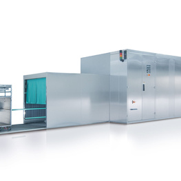 Containerwaschanlage von außen Außenansicht Containerwaschanlage