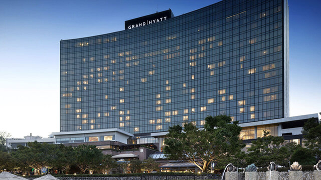 Grand Hyatt Hotel Gebäude von außen