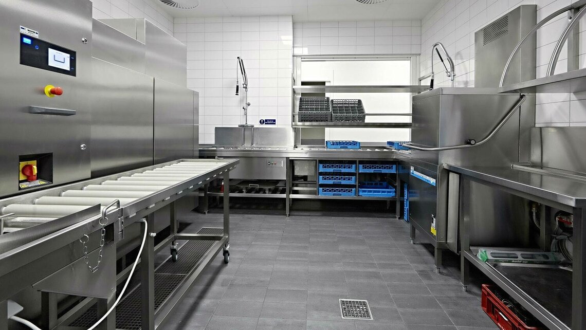 Cuisine Korbspülmaschine Hilton Amsterdam