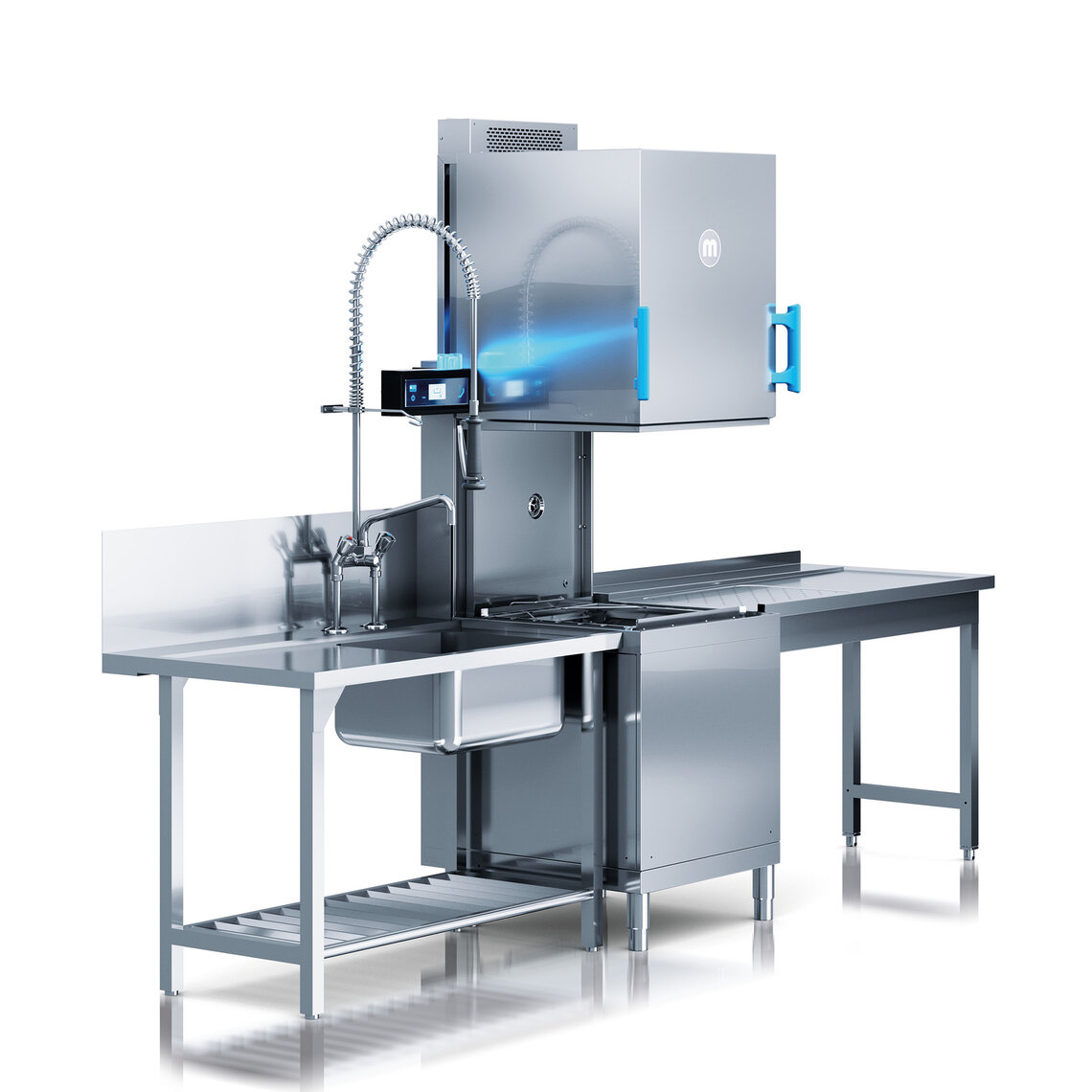 Hood type dishwasher M-iClean