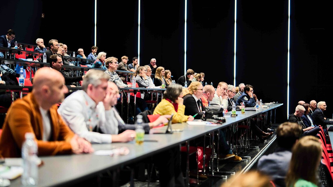 Publikum beim Black Forest Sustainability Forum - Netzwerktreffen zum Thema sauberes Wasser und Sanitärversorgung