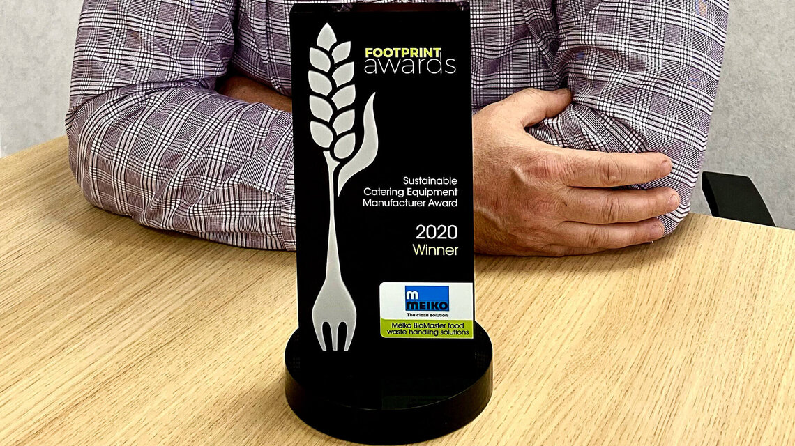 Paul Anderson mit dem Footprint Award Paul Anderson mit dem Footprint Award