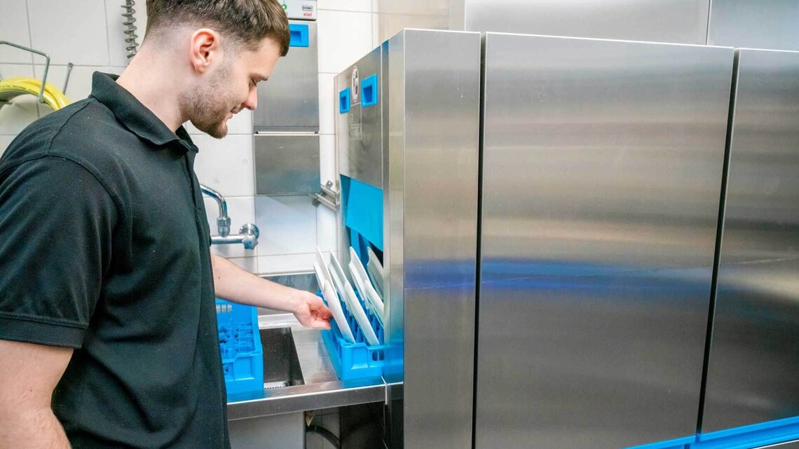 MEIKO rack type dishwashing machine