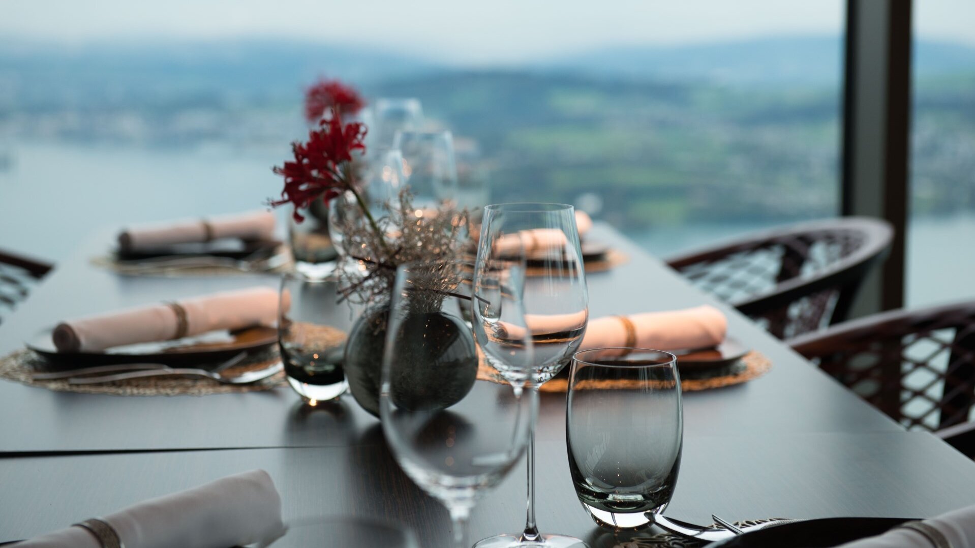 L'hôtel Bürgenstock table