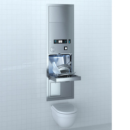 WC bedpan washer appliance Bedpan washer with WC