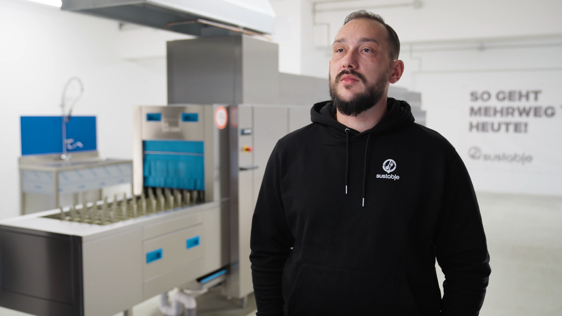 Überzeugt von MEIKO: Mathias Behm, Betriebsleiter Sustable