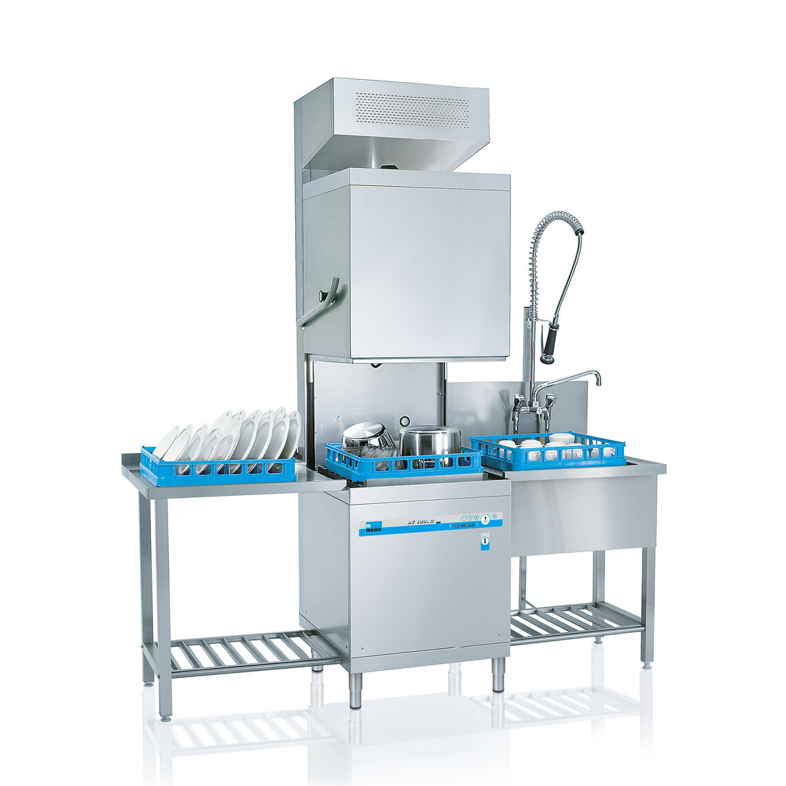 Hood type glass washing machine DV