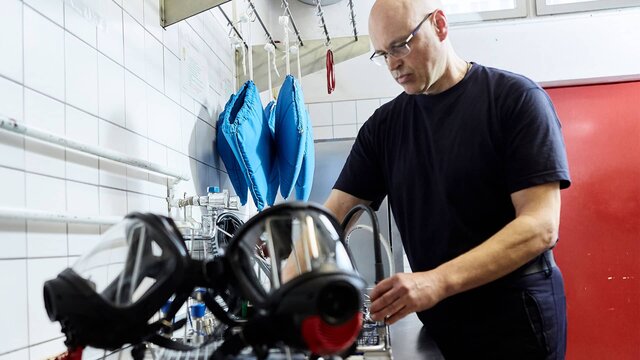 Schnell, saubere Ausrüstung