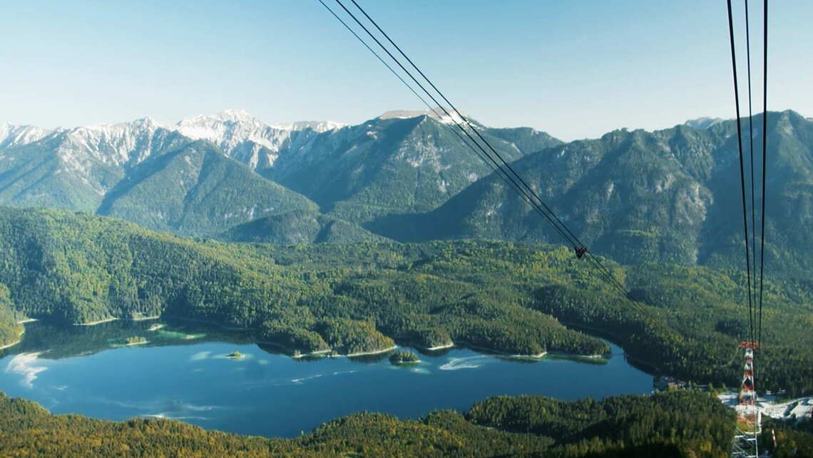 Zugspitze Panorama teleférico Zugspitze Panorama 3