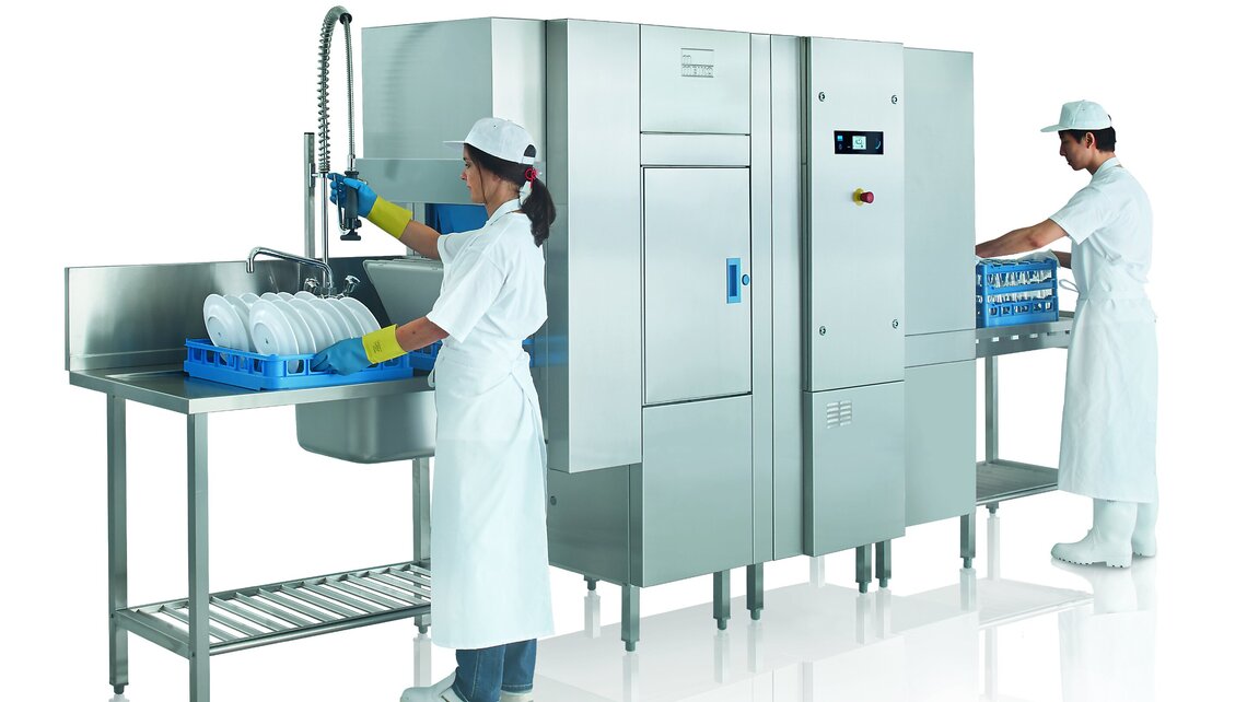 beginner rack transport dishwasher