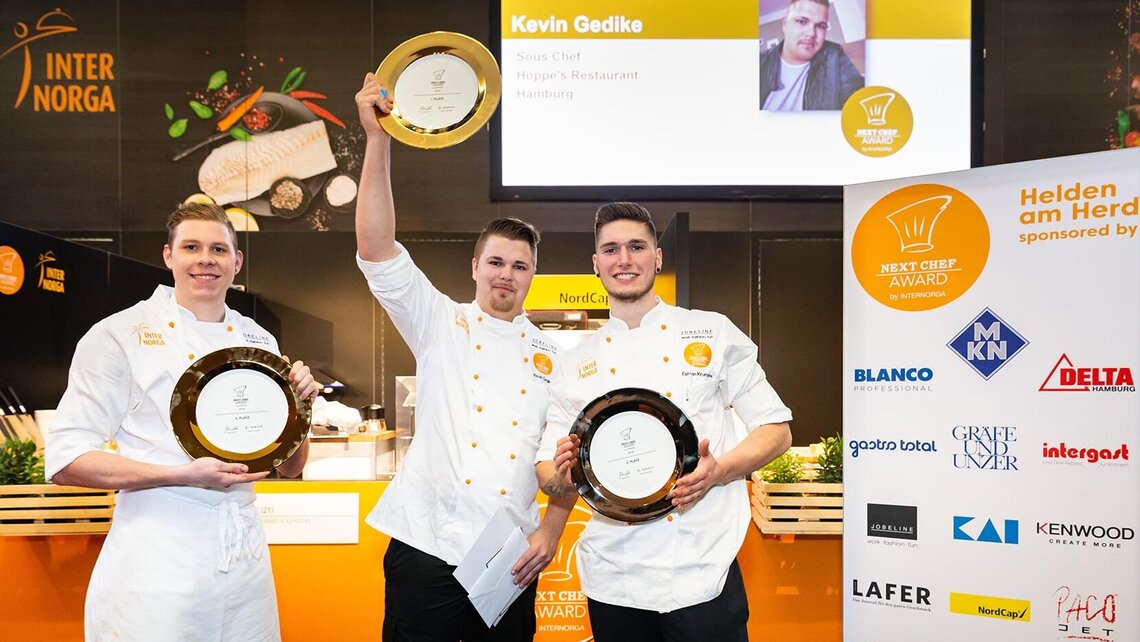 Glückliche Gewinner beim Next Chef Award