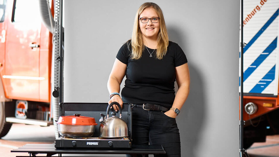 Beim Campen tankt Vera auf.