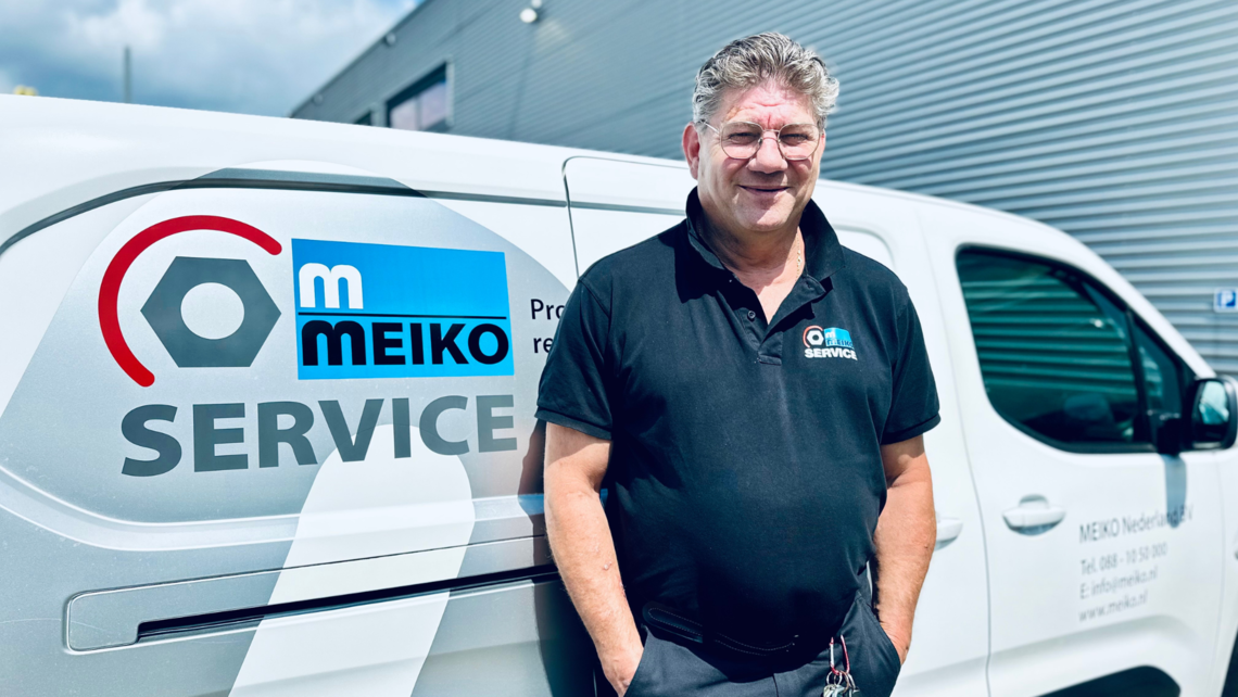 Sinds 1 mei is Guus Jessurun servicemonteur bij MEIKO Giis Jessurun buiten