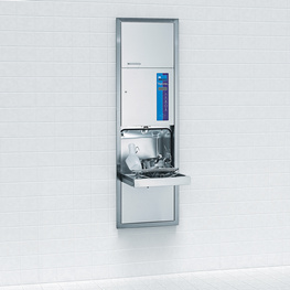 Steckbeckenspüler TopLine eingebaut